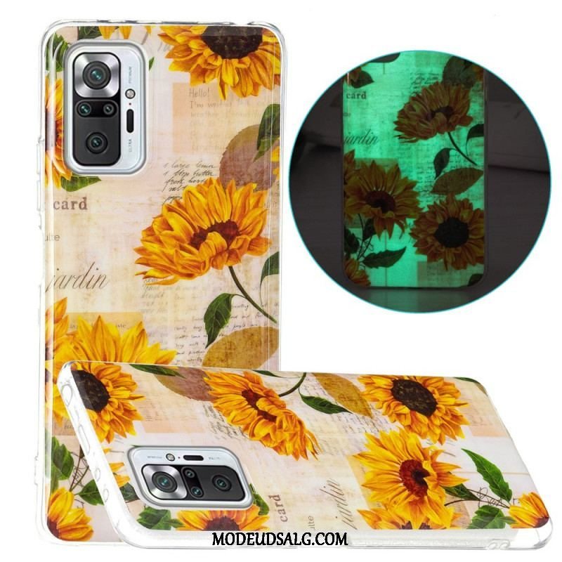 Cover Xiaomi Redmi Note 10 Pro Fluorescerende Blomsterserie