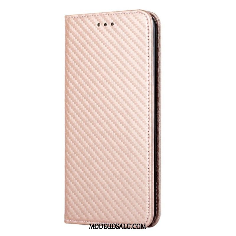 Cover Xiaomi Redmi Note 10 Pro Med Snor Flip Cover Kulfiberrem