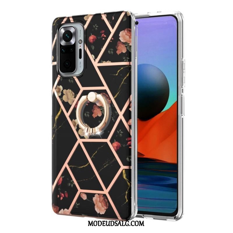 Cover Xiaomi Redmi Note 10 Pro Ring-bracket Blomster