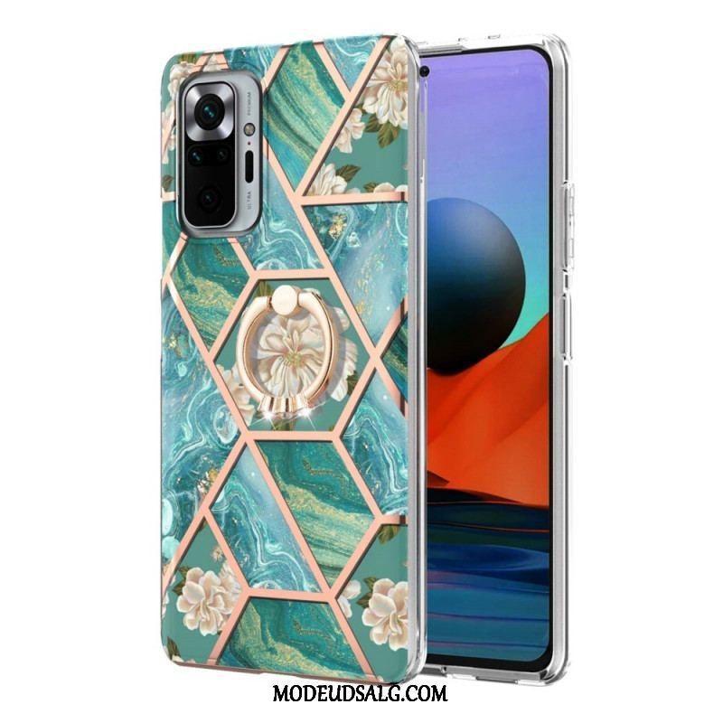 Cover Xiaomi Redmi Note 10 Pro Ring-bracket Blomster