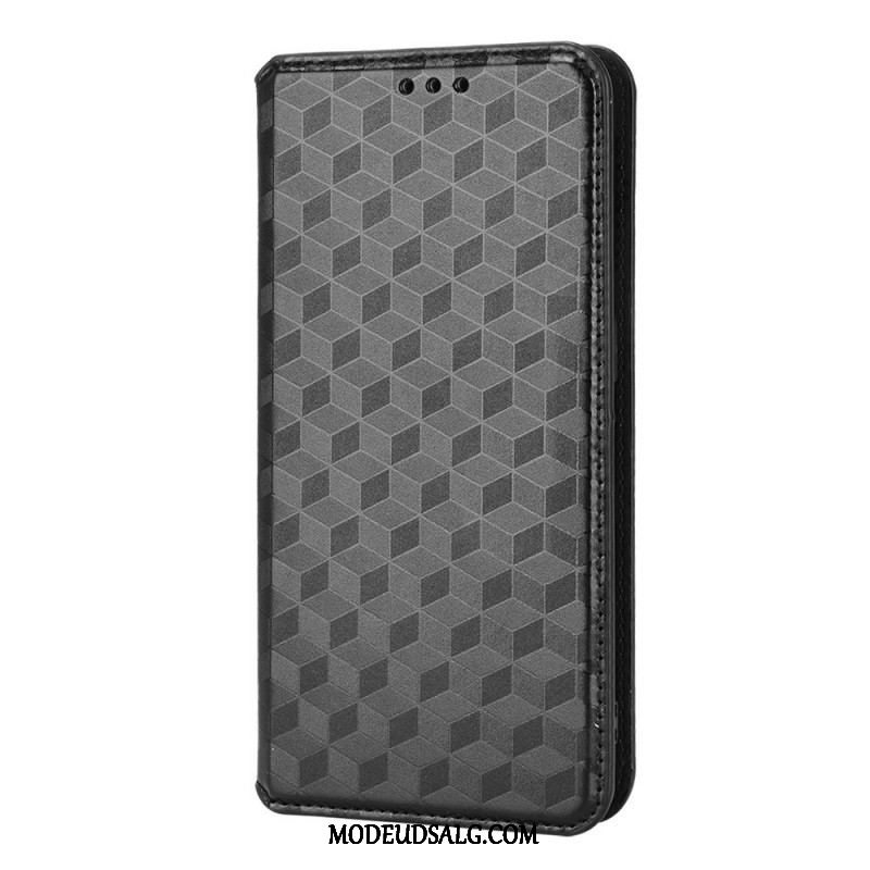 Cover Xiaomi Redmi Note 11 / 11S Flip Cover 3d Diamant Læder Effekt