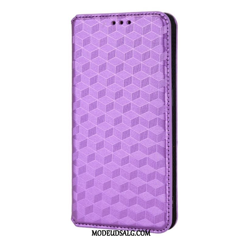 Cover Xiaomi Redmi Note 11 / 11S Flip Cover 3d Diamant Læder Effekt