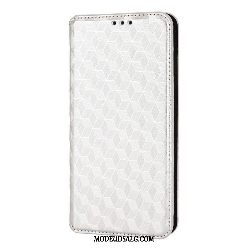 Cover Xiaomi Redmi Note 11 / 11S Flip Cover 3d Diamant Læder Effekt