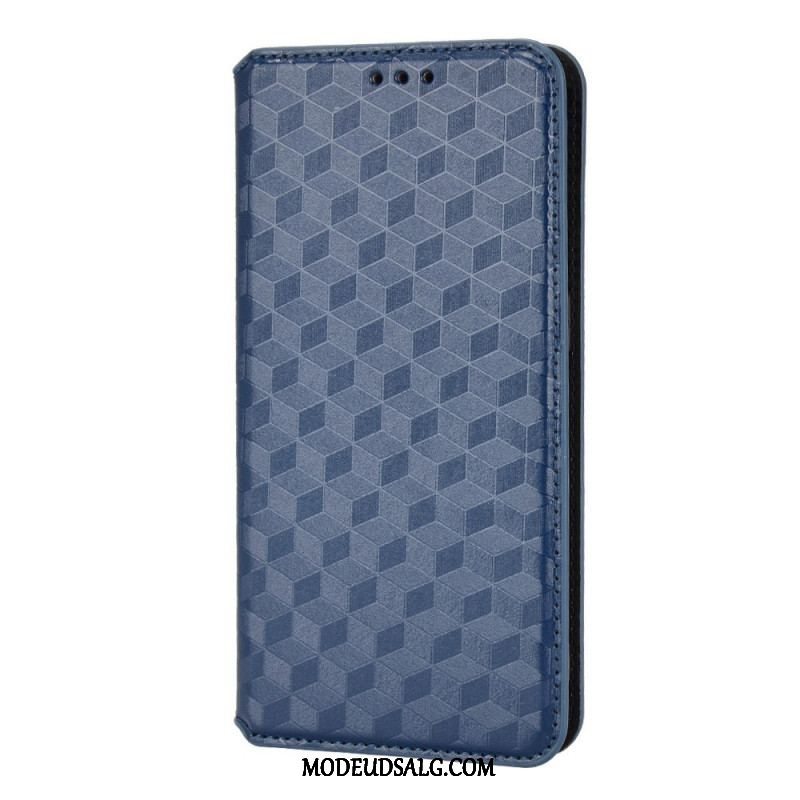 Cover Xiaomi Redmi Note 11 / 11S Flip Cover 3d Diamant Læder Effekt