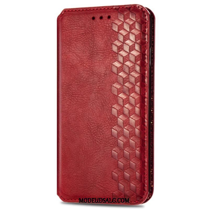 Cover Xiaomi Redmi Note 11 / 11S Flip Cover Diamanttekstur I Lædereffekt