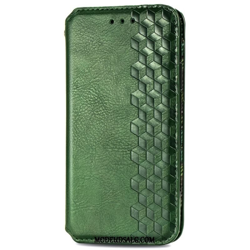 Cover Xiaomi Redmi Note 11 / 11S Flip Cover Diamanttekstur I Lædereffekt