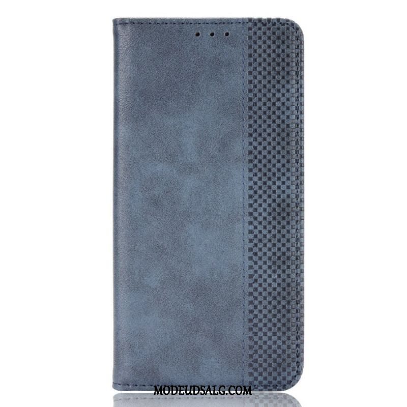 Cover Xiaomi Redmi Note 11 / 11S Flip Cover Stiliseret Vintage Lædereffekt