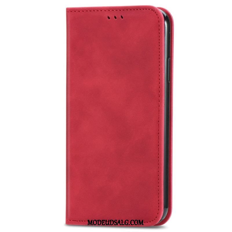 Cover Xiaomi Redmi Note 11 / 11S Flip Cover Vintage Lædereffekt