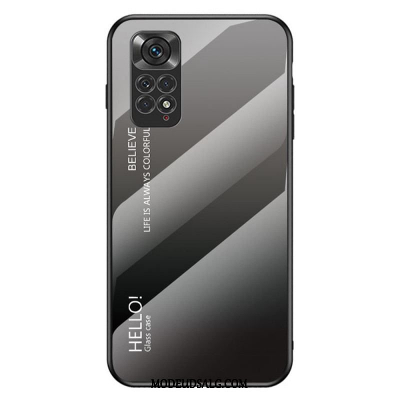 Cover Xiaomi Redmi Note 11 / 11S Hærdet Glas Hej