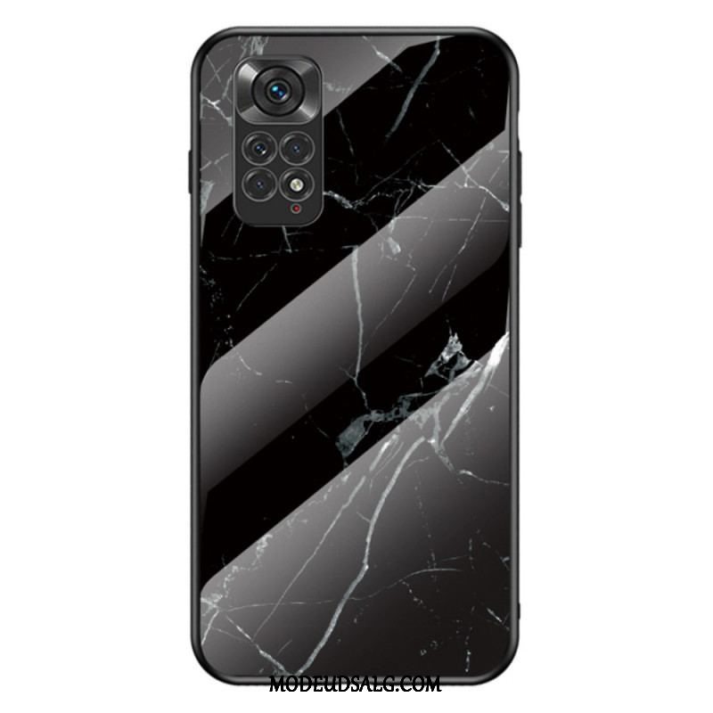 Cover Xiaomi Redmi Note 11 / 11S Marmorfarver Hærdet Glas