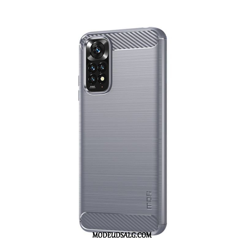 Cover Xiaomi Redmi Note 11 / 11S Mofi Børstet Kulfiber