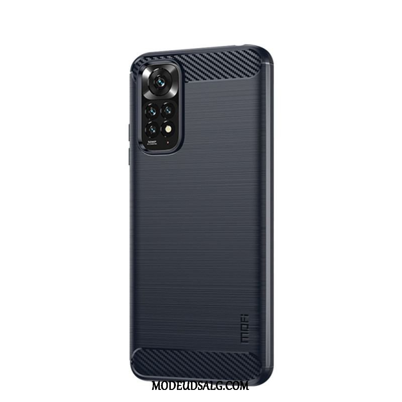 Cover Xiaomi Redmi Note 11 / 11S Mofi Børstet Kulfiber