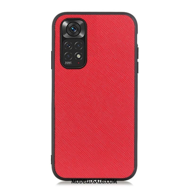 Cover Xiaomi Redmi Note 11 / 11S Ægte Tekstureret Læder