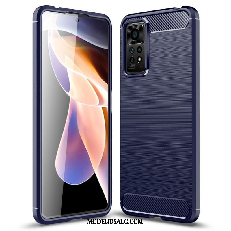 Cover Xiaomi Redmi Note 11 Pro / 11 Pro 5G Børstet Kulfiber