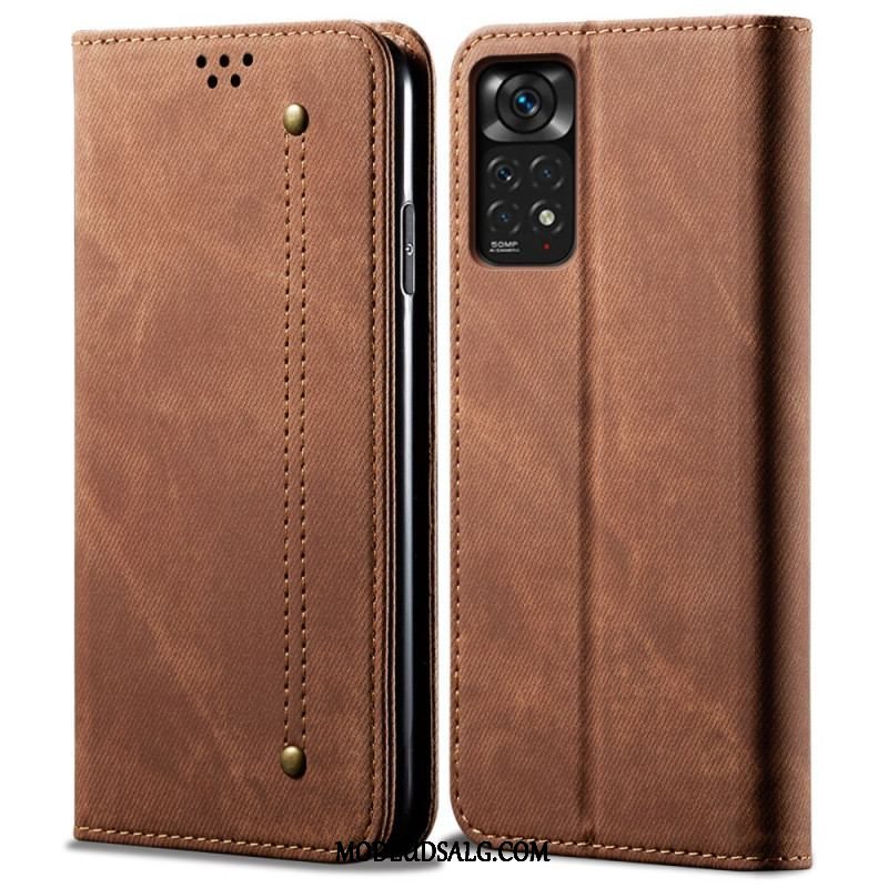 Cover Xiaomi Redmi Note 11 Pro / 11 Pro 5G Flip Cover Denim Stof