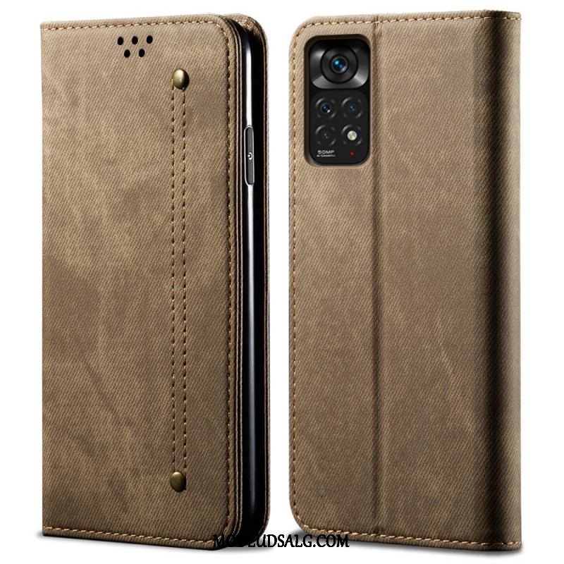 Cover Xiaomi Redmi Note 11 Pro / 11 Pro 5G Flip Cover Denim Stof