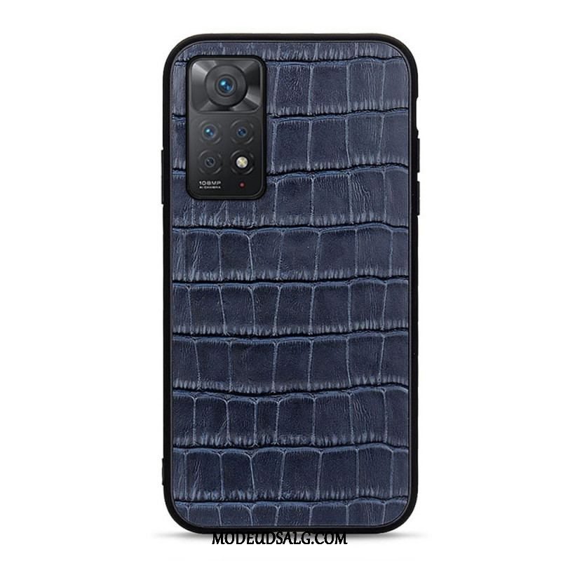 Cover Xiaomi Redmi Note 11 Pro / 11 Pro 5G Ægte Crocodile Texture Læder