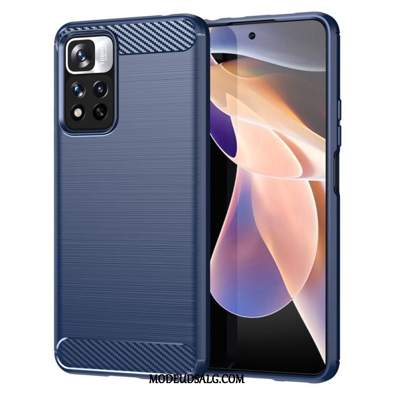 Cover Xiaomi Redmi Note 11 Pro Plus 5G Børstet Kulfiber