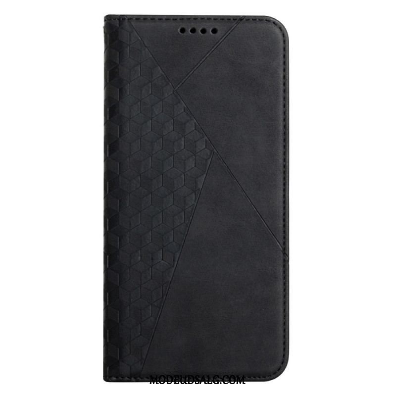 Cover Xiaomi Redmi Note 11 Pro Plus 5G Flip Cover Lædereffekt 3d-mønster