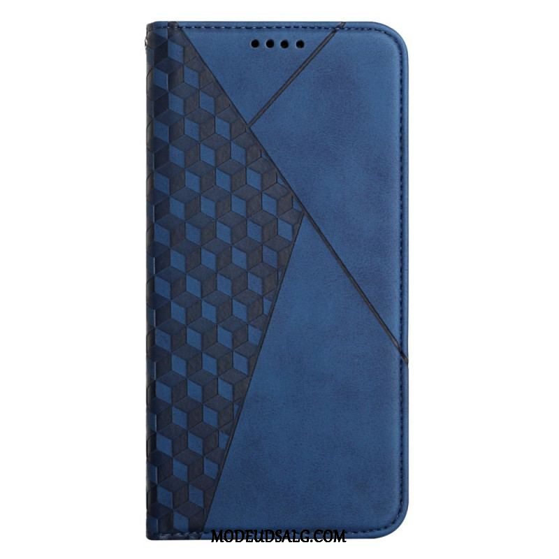 Cover Xiaomi Redmi Note 11 Pro Plus 5G Flip Cover Lædereffekt 3d-mønster