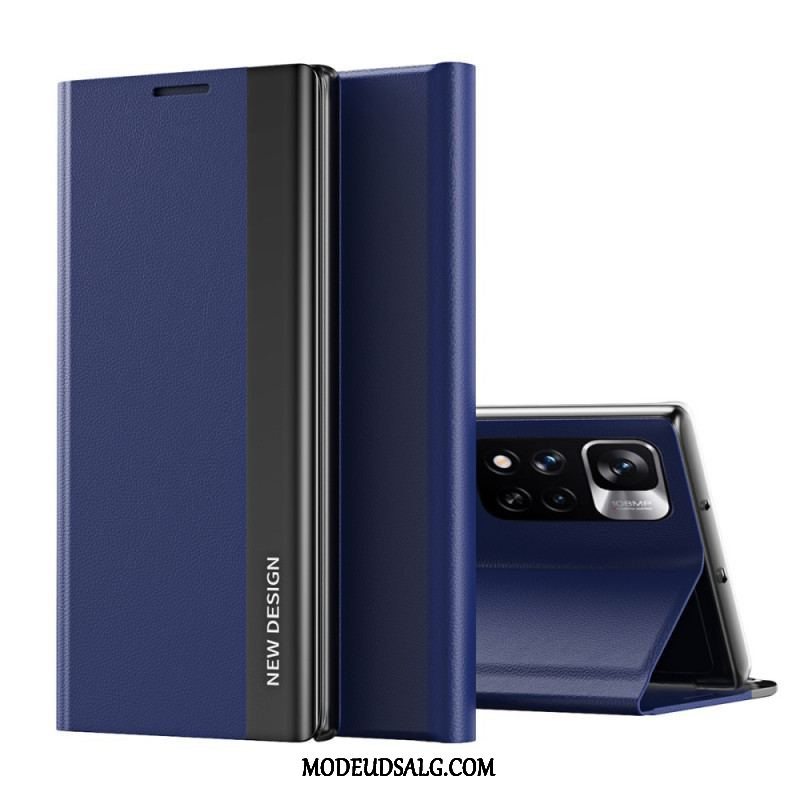 Cover Xiaomi Redmi Note 11 Pro Plus 5G Flip Cover Nyt Design I Kunstlæder