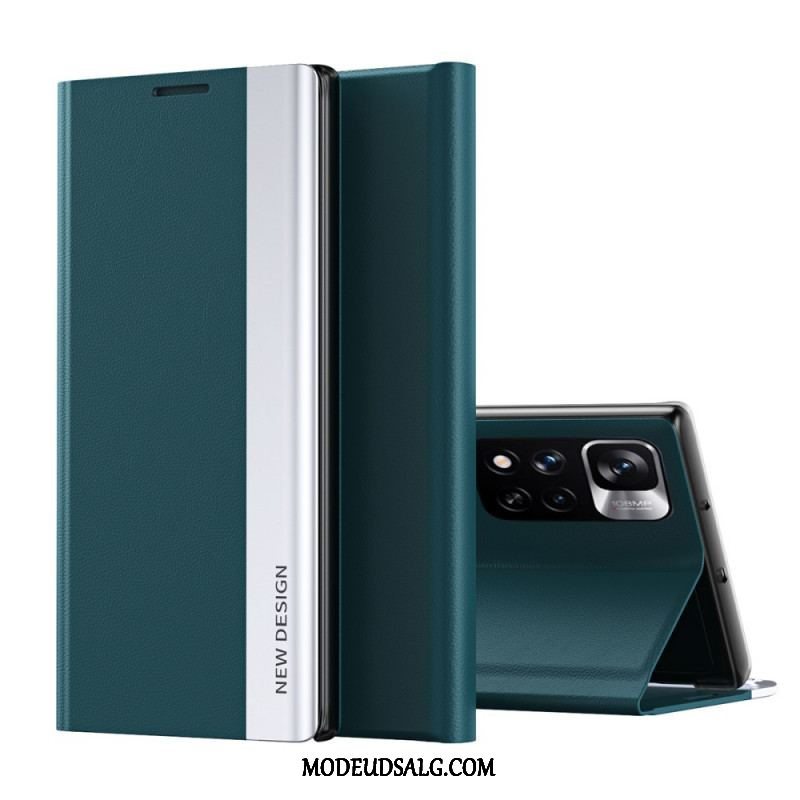 Cover Xiaomi Redmi Note 11 Pro Plus 5G Flip Cover Nyt Design I Kunstlæder