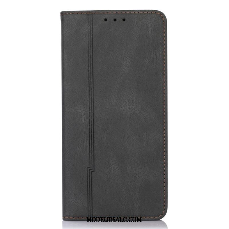 Cover Xiaomi Redmi Note 11 Pro Plus 5G Flip Cover Stil Læder Linje