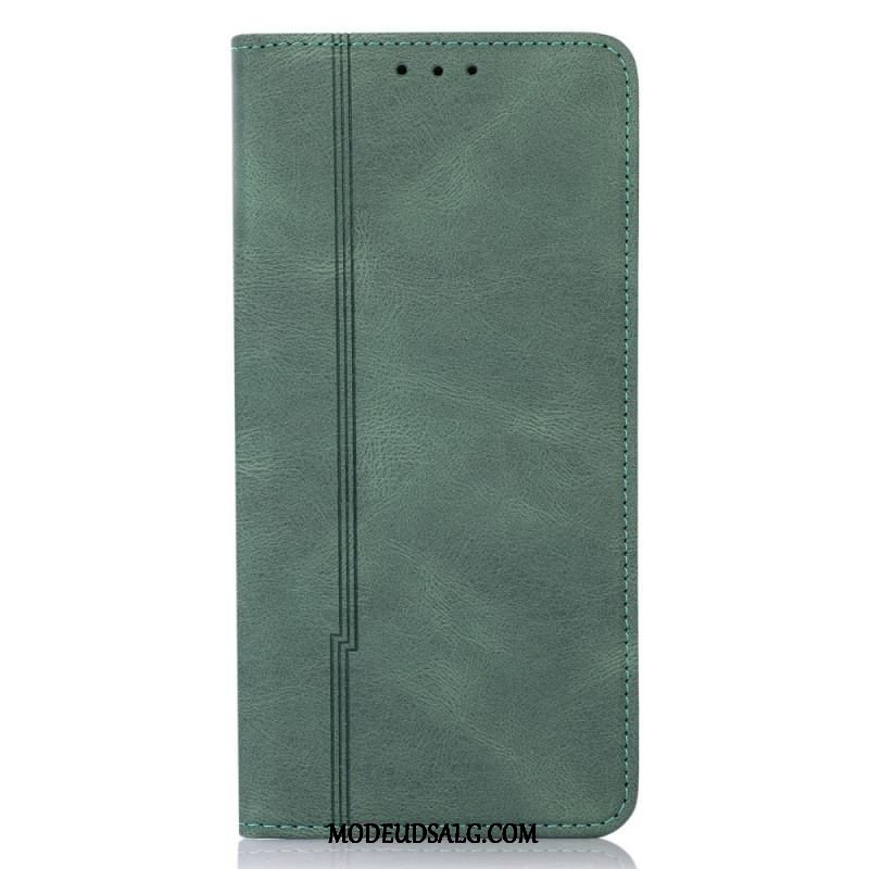 Cover Xiaomi Redmi Note 11 Pro Plus 5G Flip Cover Stil Læder Linje