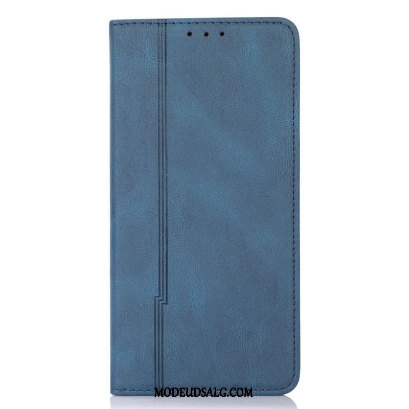 Cover Xiaomi Redmi Note 11 Pro Plus 5G Flip Cover Stil Læder Linje