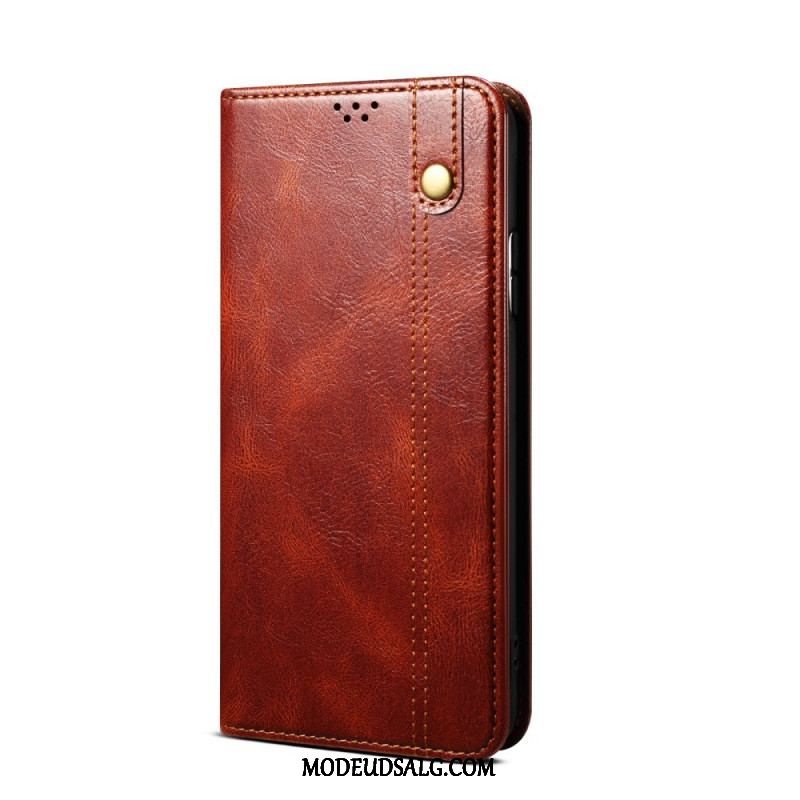 Cover Xiaomi Redmi Note 11 Pro Plus 5G Flip Cover Voksbehandlet Kunstlæder