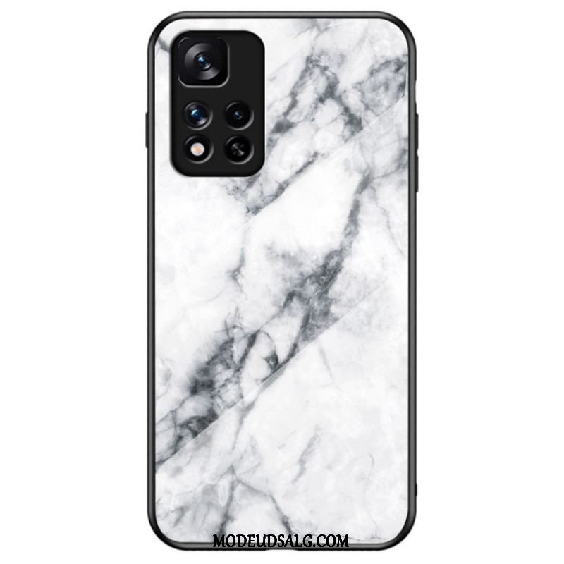 Cover Xiaomi Redmi Note 11 Pro Plus 5G Marmorfarver Hærdet Glas