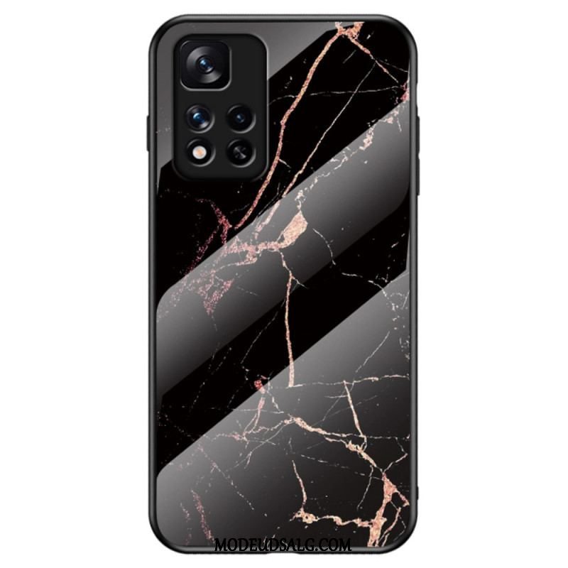 Cover Xiaomi Redmi Note 11 Pro Plus 5G Marmorfarver Hærdet Glas