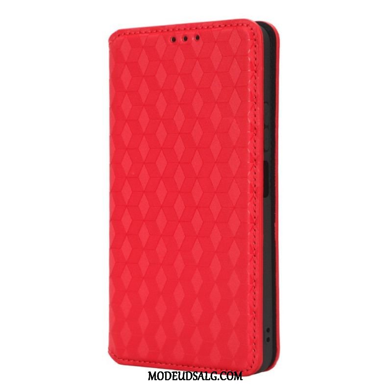 Cover Xiaomi Redmi Note 12 4G Flip Cover 3d Mønster