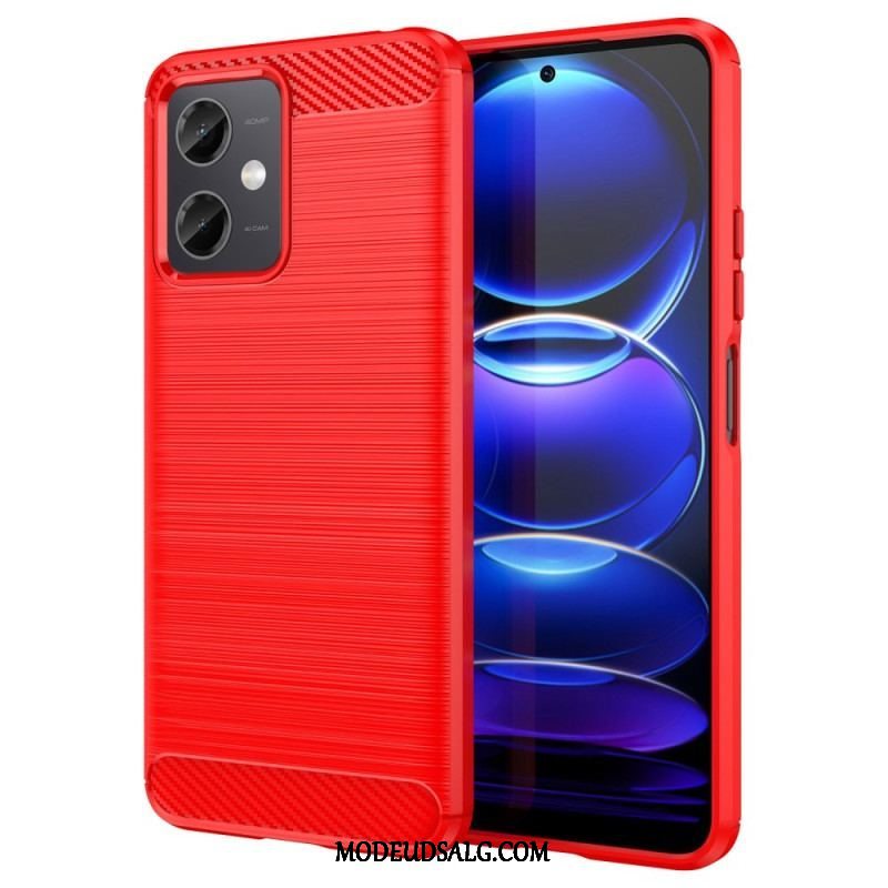 Cover Xiaomi Redmi Note 12 5G Børstet Kulfiber