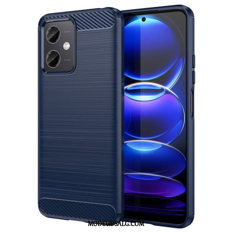 Cover Xiaomi Redmi Note 12 5G Børstet Kulfiber