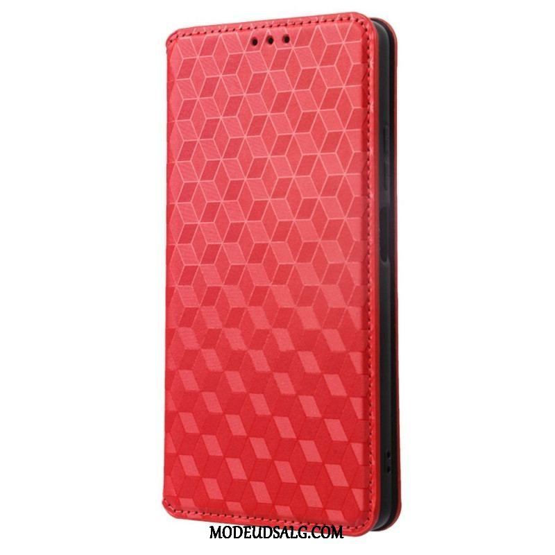 Cover Xiaomi Redmi Note 12 5G Flip Cover 3d Mønster