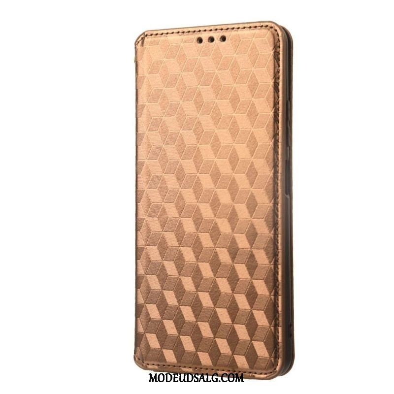 Cover Xiaomi Redmi Note 12 5G Flip Cover 3d Mønster