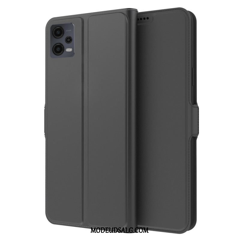 Cover Xiaomi Redmi Note 12 5G Flip Cover Læder Styling