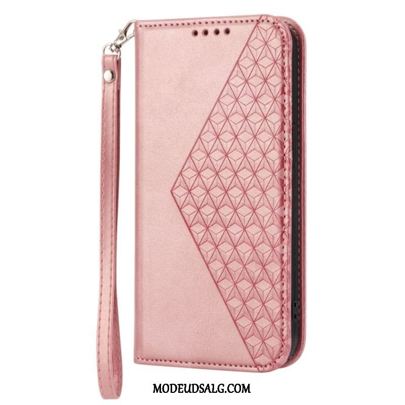 Cover Xiaomi Redmi Note 12 5G Flip Cover Stil Læder 3d Mønster