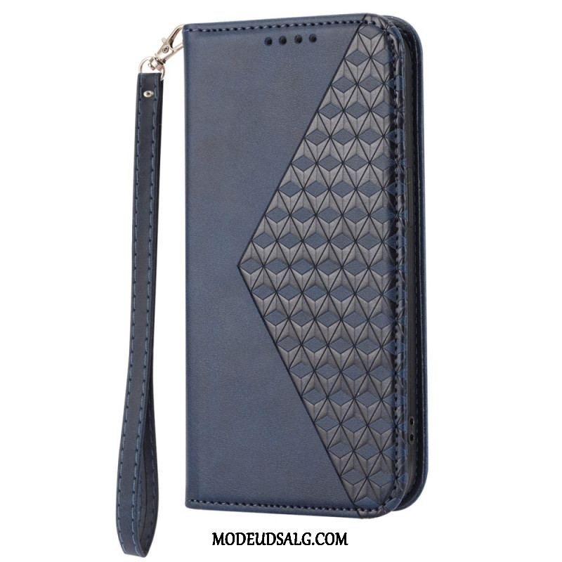 Cover Xiaomi Redmi Note 12 5G Flip Cover Stil Læder 3d Mønster