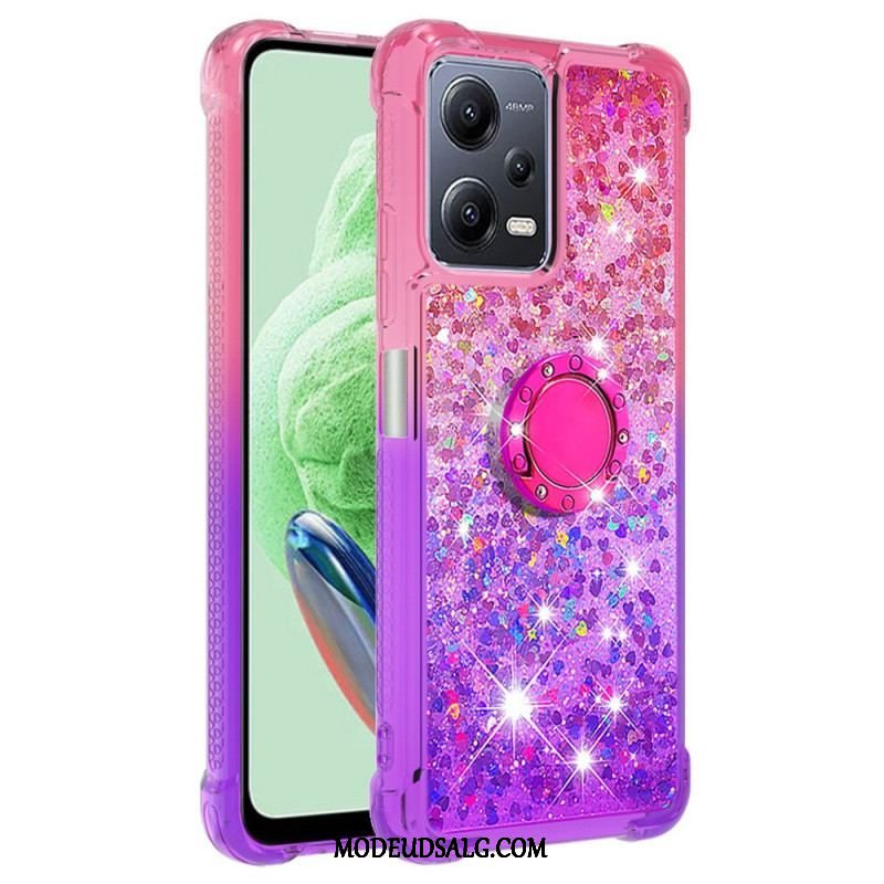 Cover Xiaomi Redmi Note 12 5G Glitter Ring-bracket