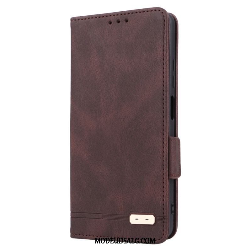 Cover Xiaomi Redmi Note 12 Pro Flip Cover Stilfuld Lædereffekt