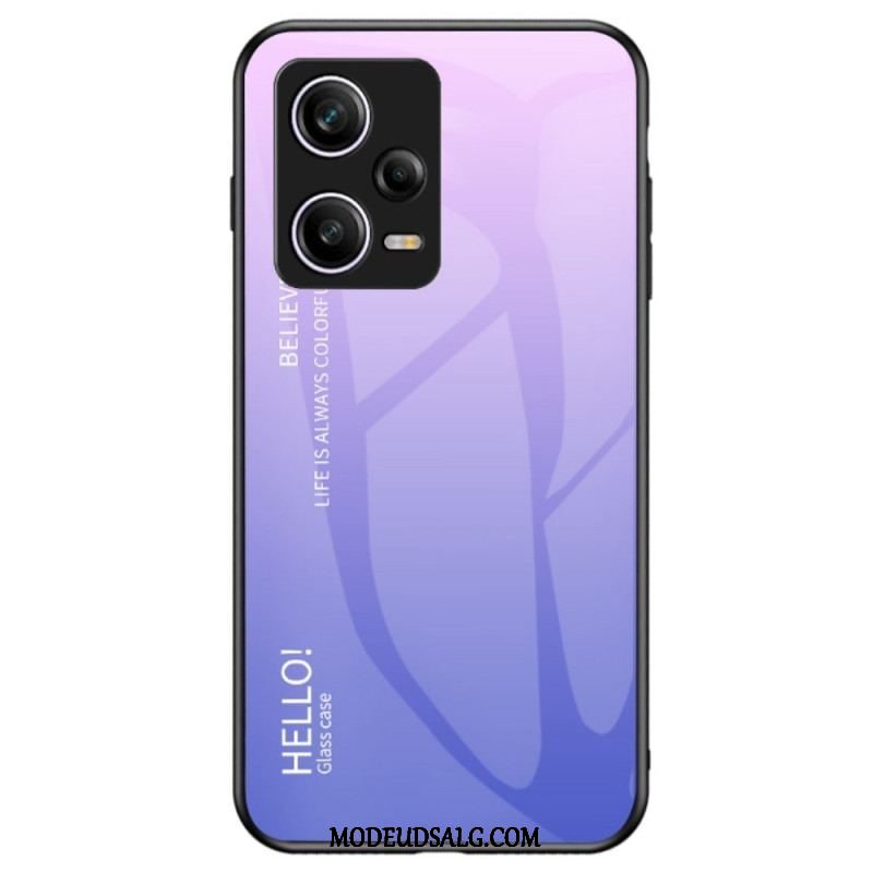 Cover Xiaomi Redmi Note 12 Pro Hærdet Glas Hej