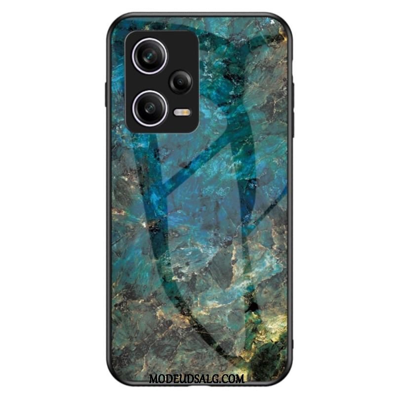 Cover Xiaomi Redmi Note 12 Pro Marmor Hærdet Glas