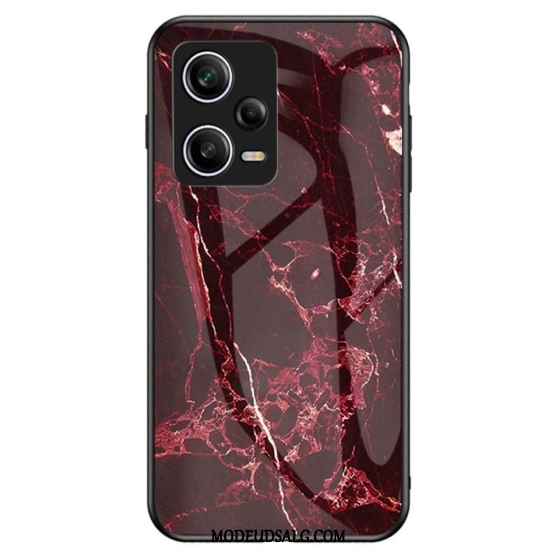 Cover Xiaomi Redmi Note 12 Pro Marmor Hærdet Glas