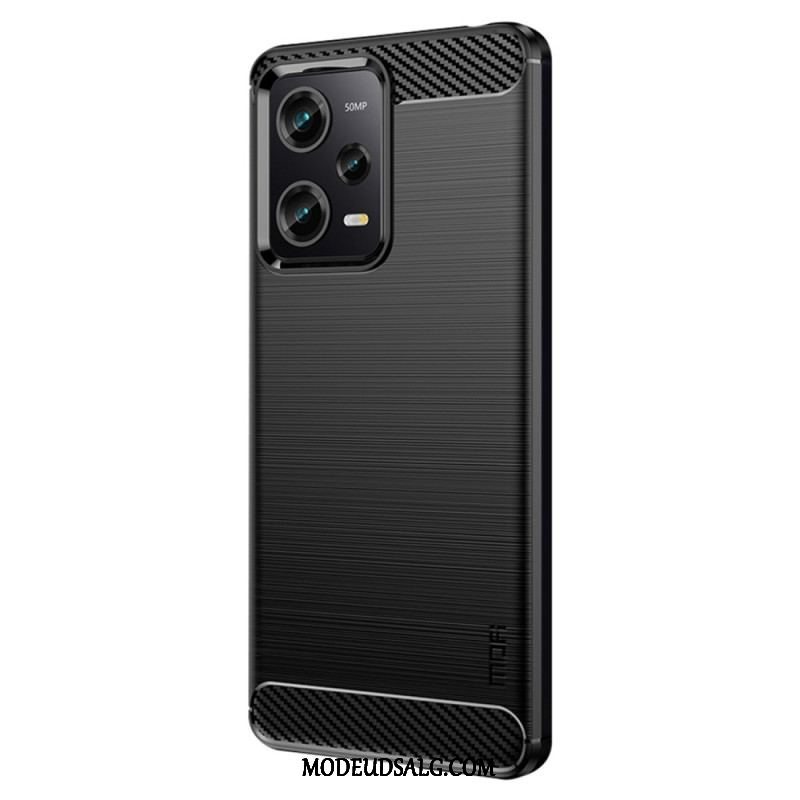 Cover Xiaomi Redmi Note 12 Pro Mofi Børstet Kulfiber