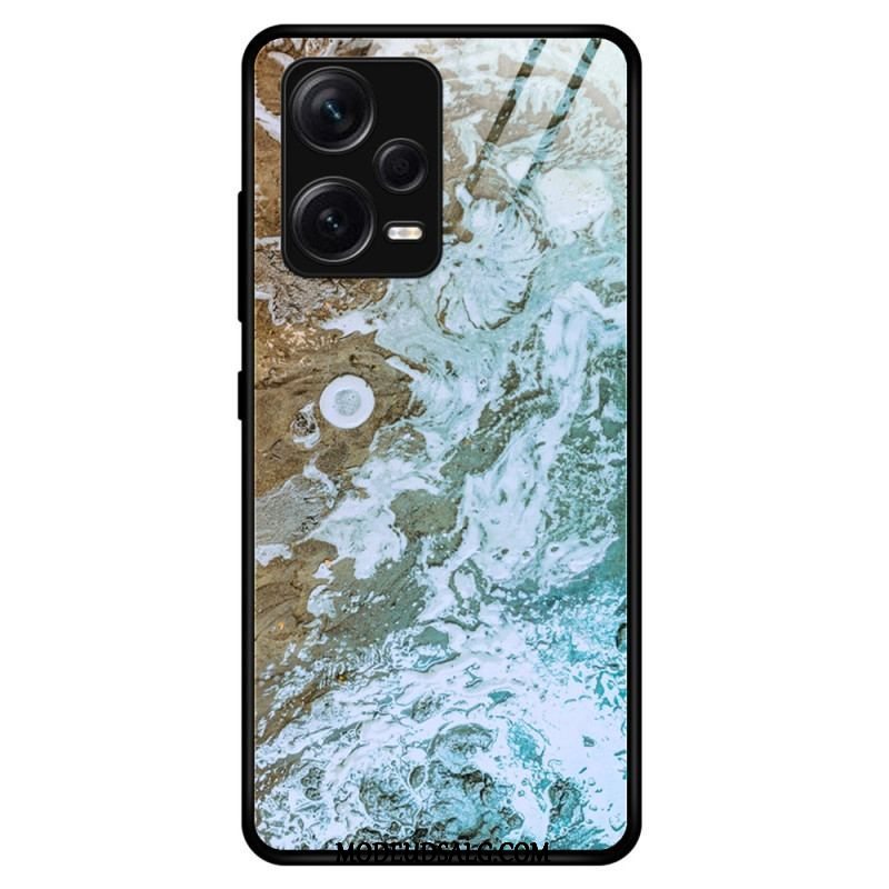 Cover Xiaomi Redmi Note 12 Pro Plus Marmorfarver Hærdet Glas