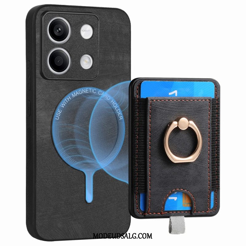 Cover Xiaomi Redmi Note 13 4g Aftagelig Kortholder Og Ring