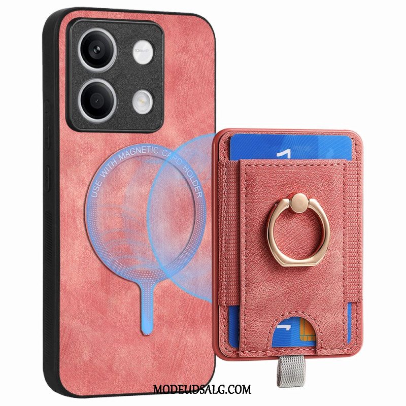 Cover Xiaomi Redmi Note 13 4g Aftagelig Kortholder Og Ring