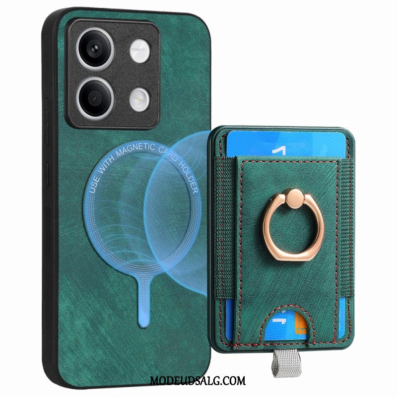 Cover Xiaomi Redmi Note 13 4g Aftagelig Kortholder Og Ring